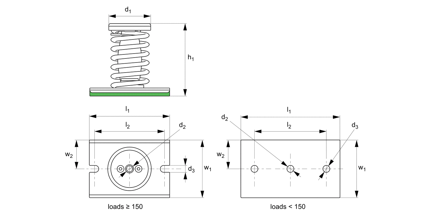 61922.W0080 Spring Vibration Damper one spring Wixroyd