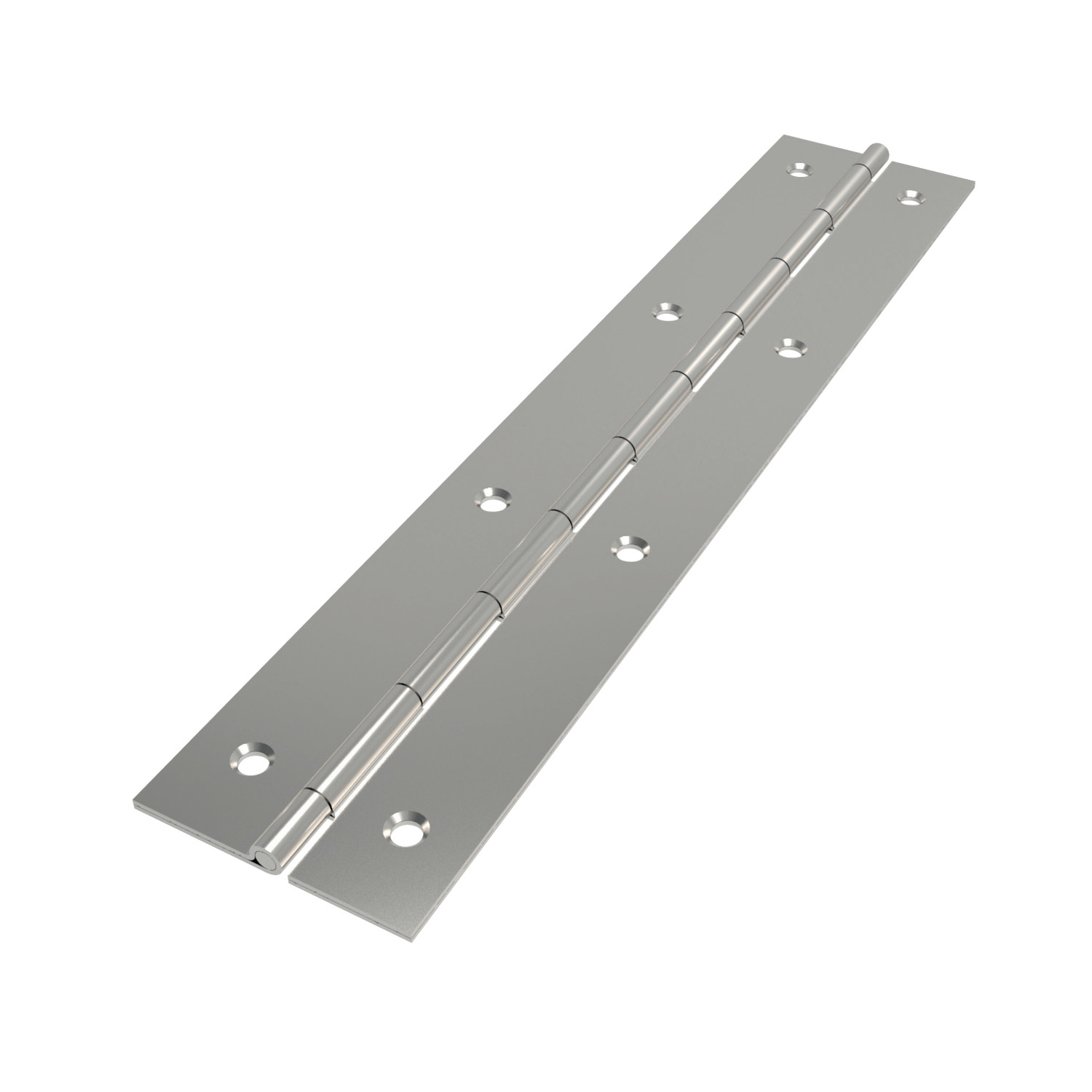 S0100.AC0324 Surface Mount - Piano Hinges Screw mount - Stainless steel. 240 x 30