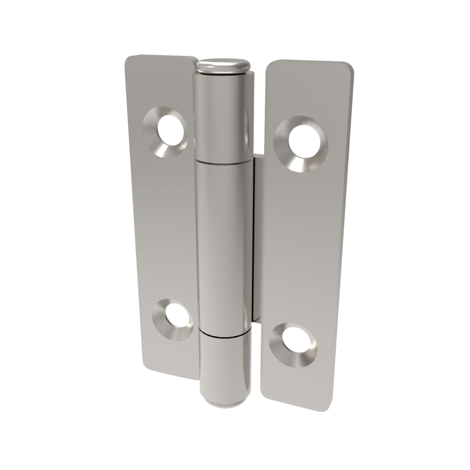 Product S0732, Surface Mount - Leaf Hinges screw mount - stainless steel / 