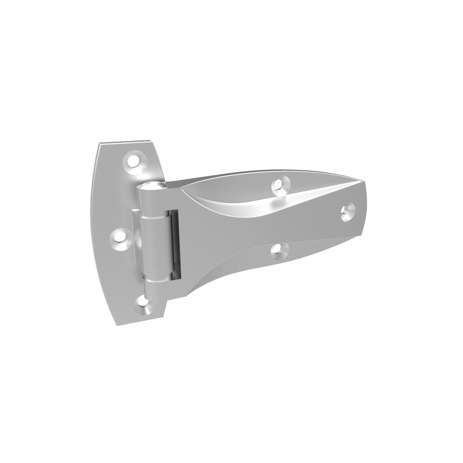 Product S0820, Surface Mount - Leaf Hinges screw mount - stainless steel / 