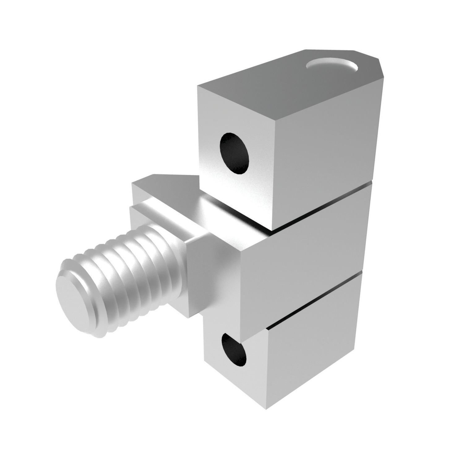 Product S1172, Surface Mount - In-line Hinges intergrated stud and screw mount - zinc / 