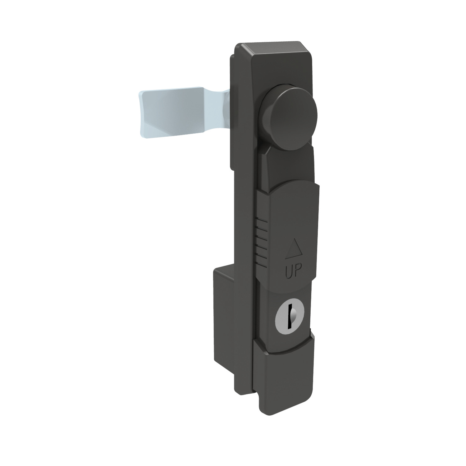 Product B1092, Swing Handles - Cam Control 40mm euro cylinder lock - dust proof cover - plastic / 