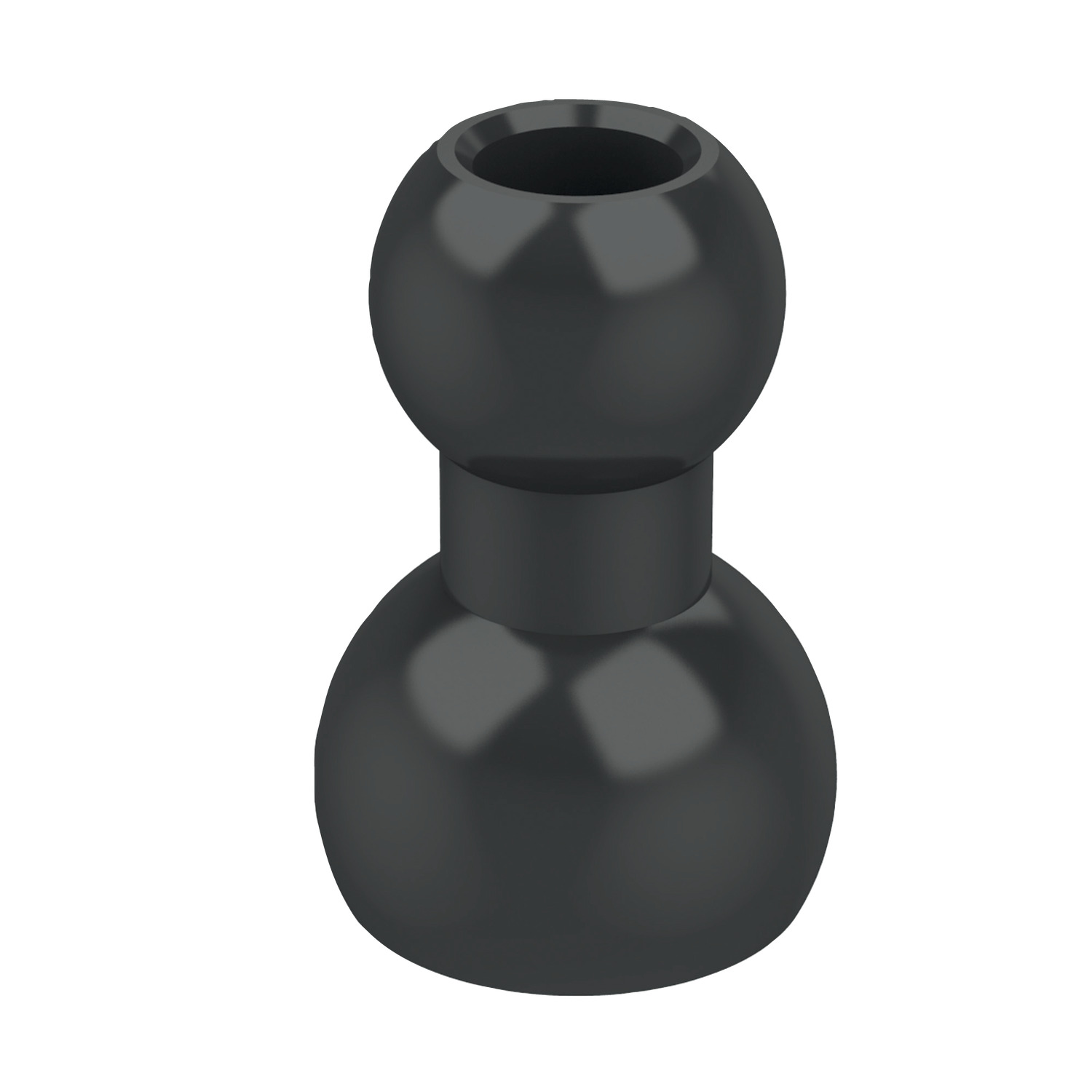 20053.W0020 Modular Coolant Nozzles - Acetal. Reverse link to allow Swivel Max base to be used at both ends of nozzle assembly