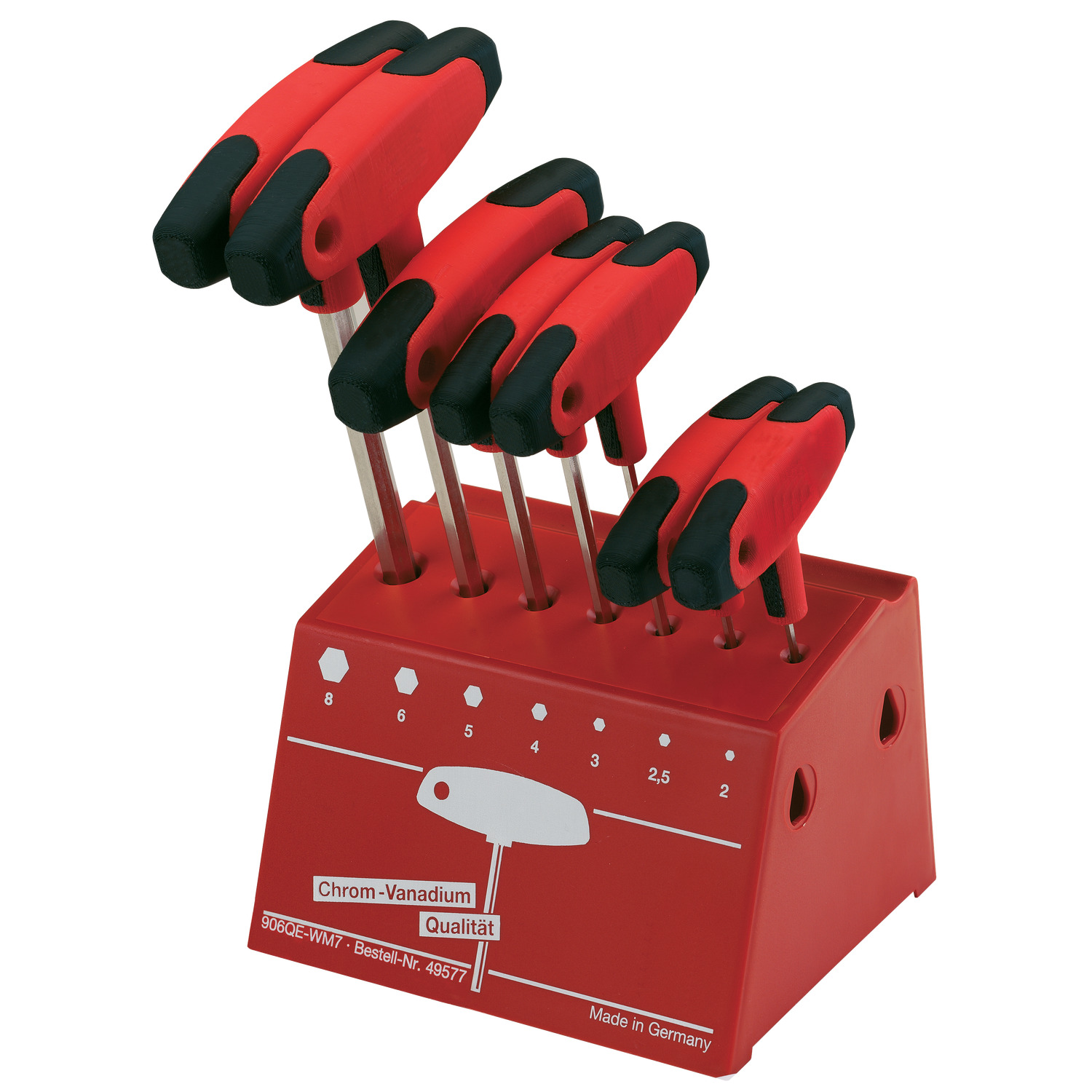 Product 90310, T-Handled Hex. Key Set with workstand / 