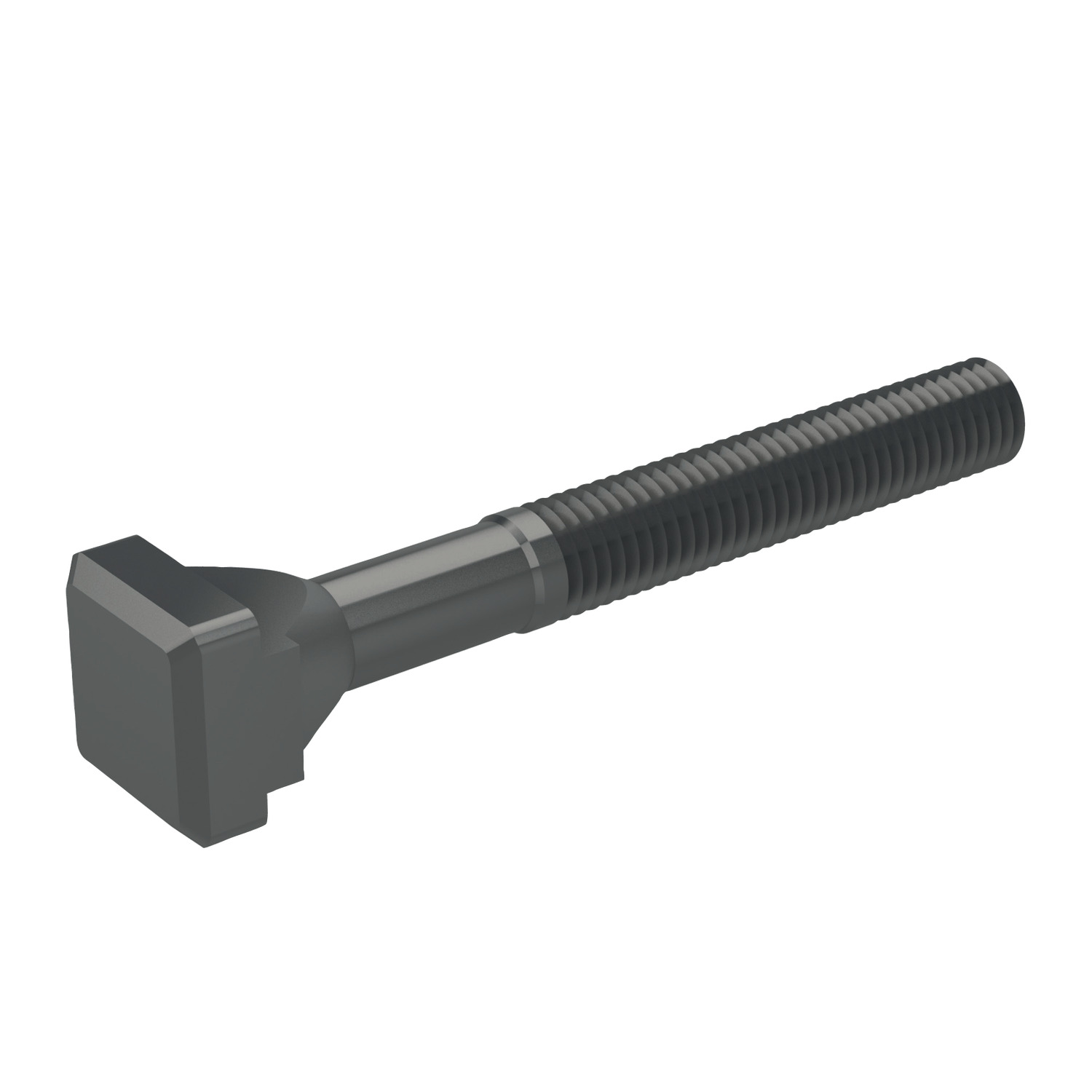 T-Slot Bolts T-Sllot Bolts, extra strength - class 12,9. Forged steel, rolled threads. For use where higher clamping forces are required.
