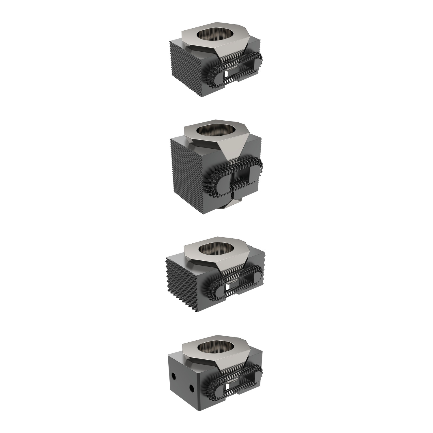 12430.W0008 Taper Clamps - Hardened Steel Single - Smooth - M 8 - 27
