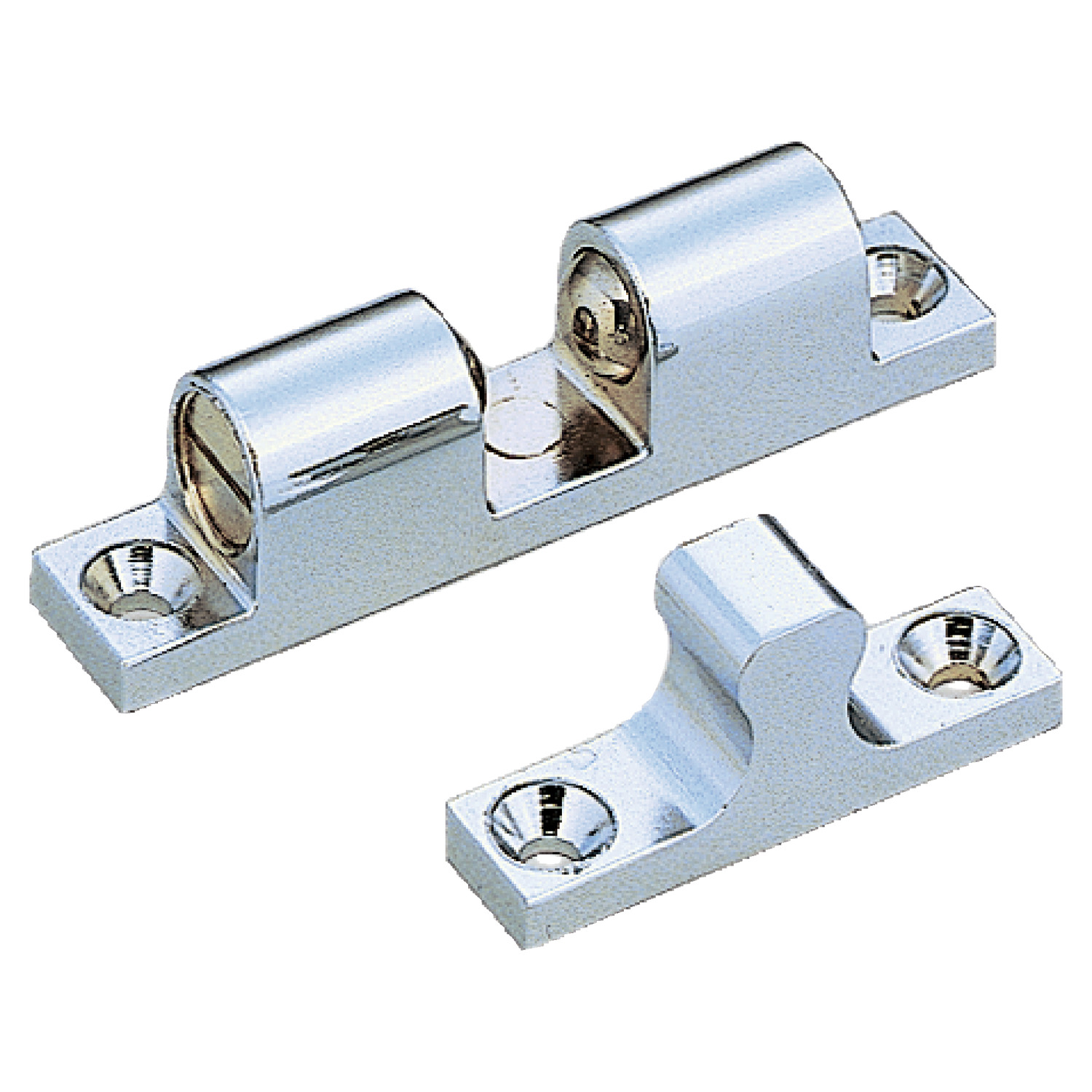 Tension Catches Tension catches provide higher holding forces and are used for securing larger cabinets or doors for longer periods. Available in stainless steel and die-cast zinc.