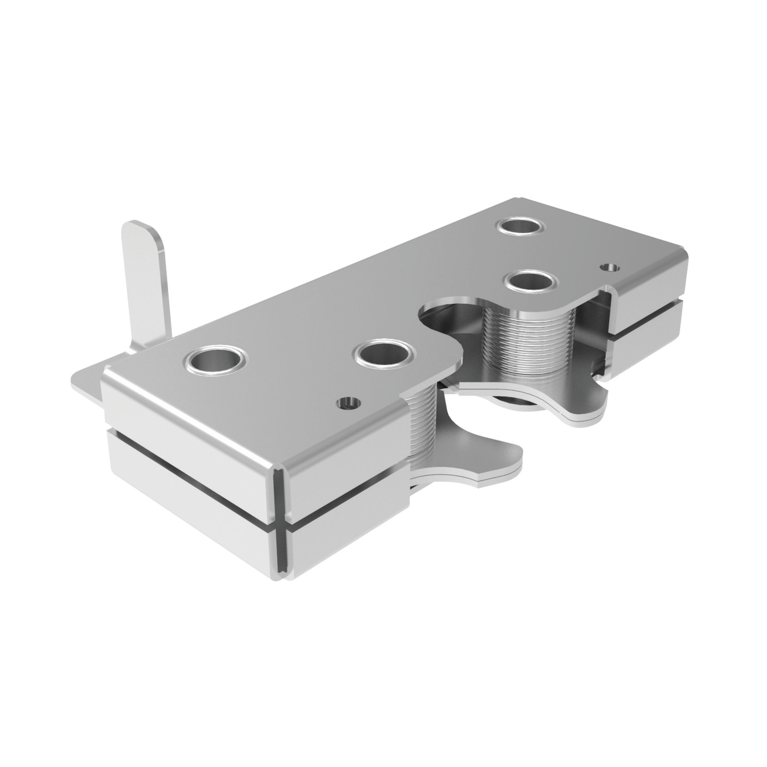 Tension Catches - Concealed Claw like tension catch, with release lever. For heavier duty applications. Upto 10,000 N load. Suitable for entry doors and barriers.