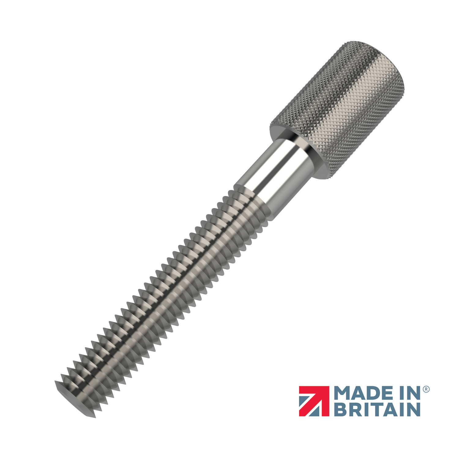 37200.W0001 Knurled Thumb Screws - SS. M 3 - 6 - 12 - 11