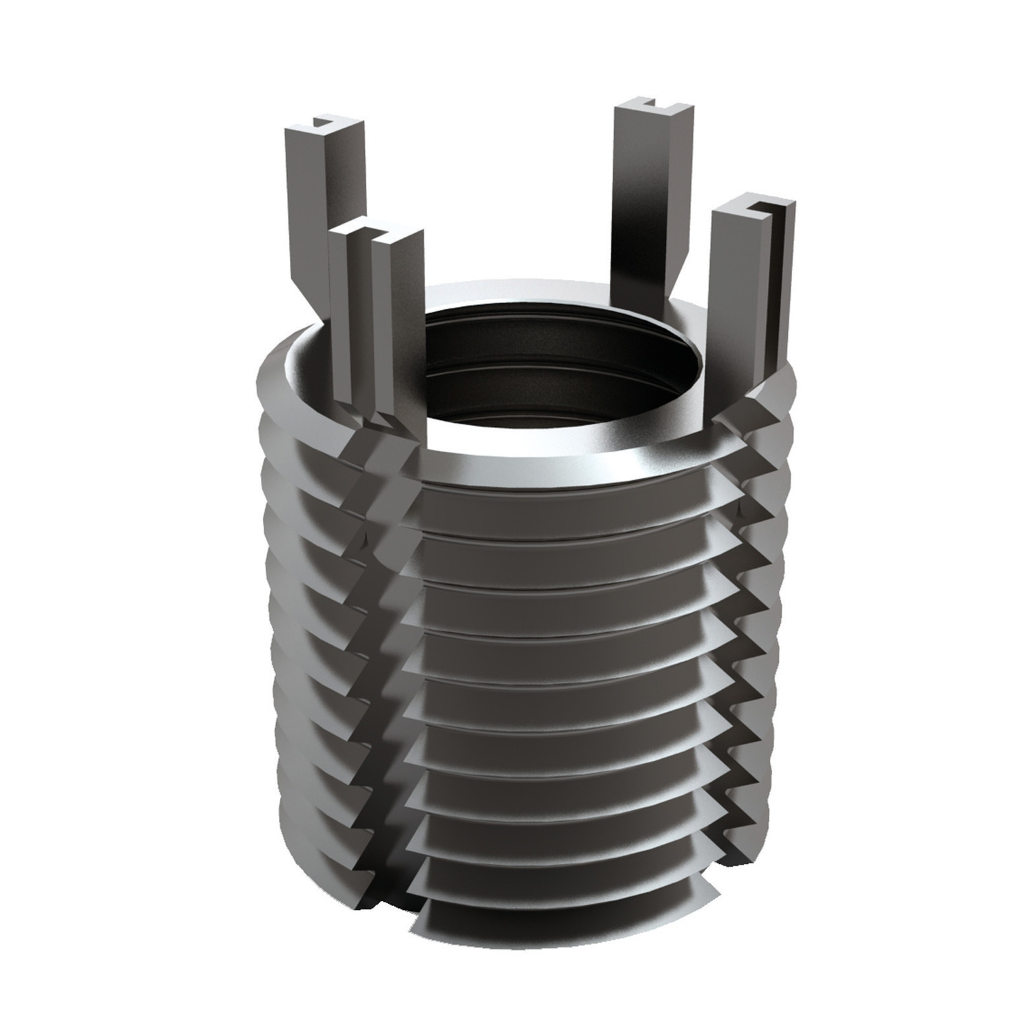 Threaded Insert - Inch Carbon steel, imperial thinwall thread inserts. There is slight variation between its outside and inside diamters whilist they still offer substantial strength.