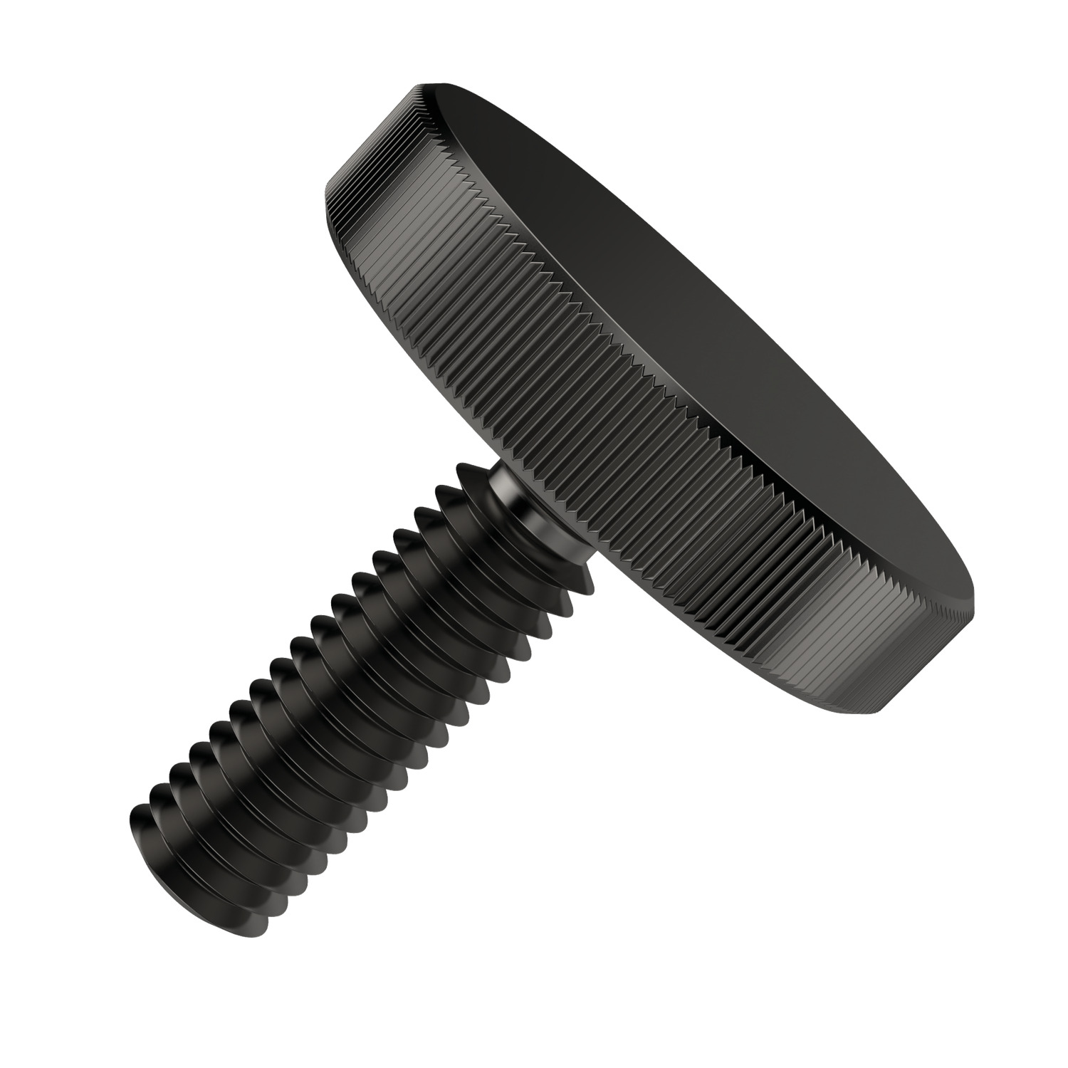 37020 - Flat Knurled Thumb Screws