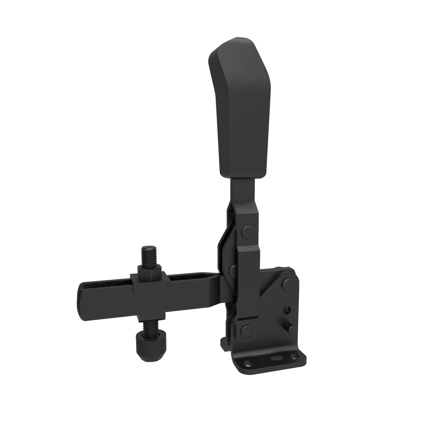 Product 40000.2, Vertical Acting Toggle Clamps black - open arm - horizontal base / 
