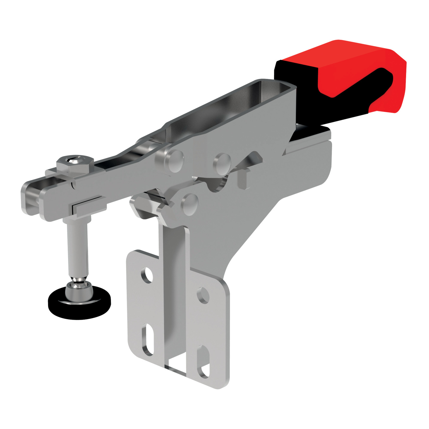 Product 42607, Auto-Adjust Toggle Clamp open clamping arm - angle base / 