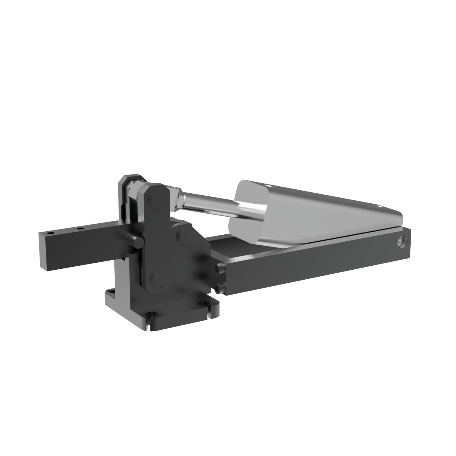 Heavy Duty Pneumatic Toggle Clamps Ideal for installation in material handling lines and special purpose machines. Opening and closing of clamp can be controlled electronically.