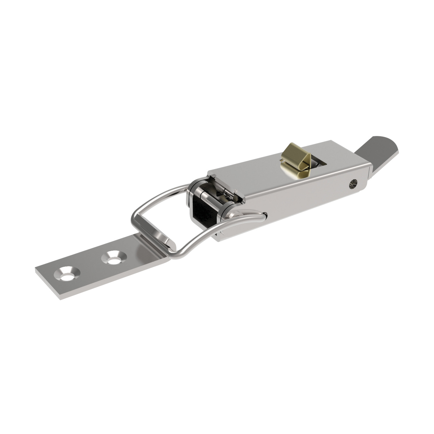 Toggle Latches Toggle latches with secondary lock. Available in both steel and stainless steel. Overall length of 102mm.