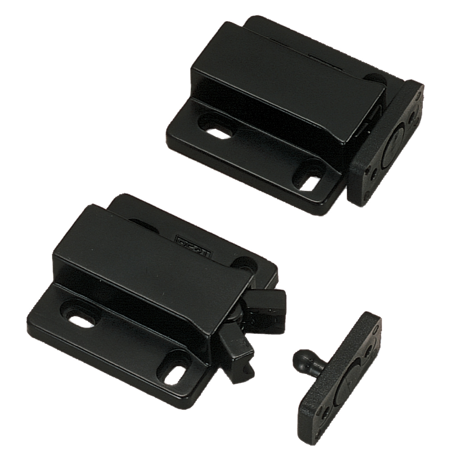 E2400.AC0020 Touch Latches - non-magnetic Black