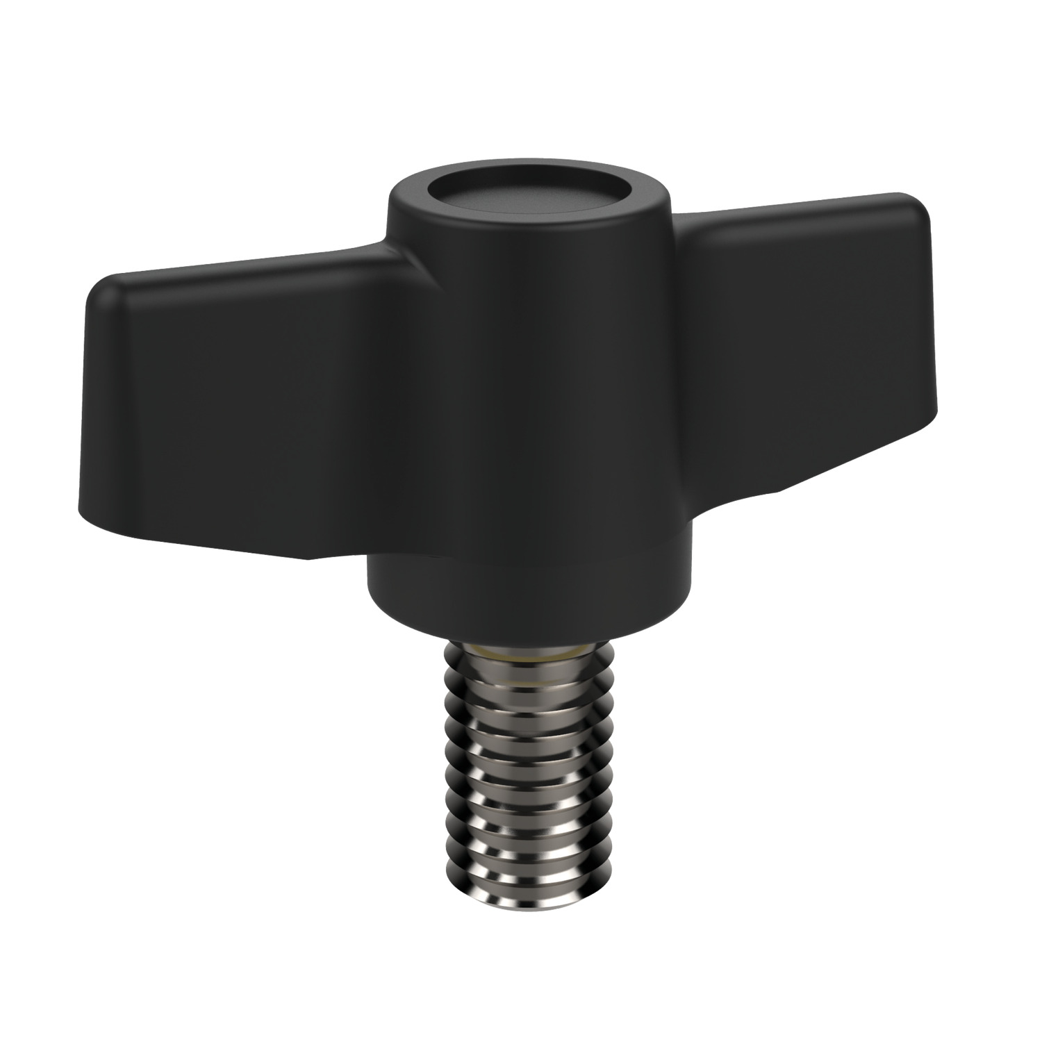 Product 72190, Wing Nuts plastic, with grub screw / 