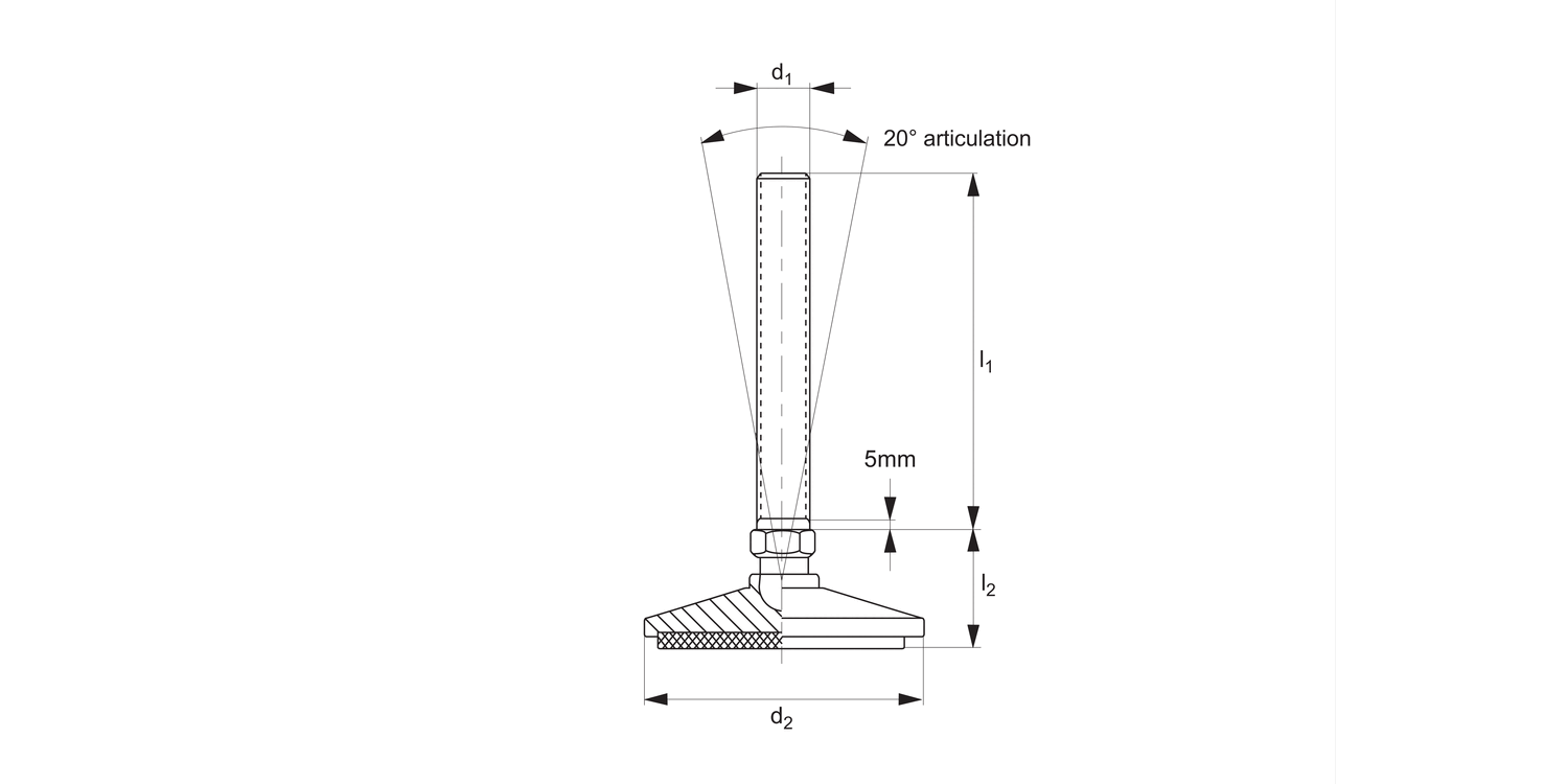 34711 Levelling Feet