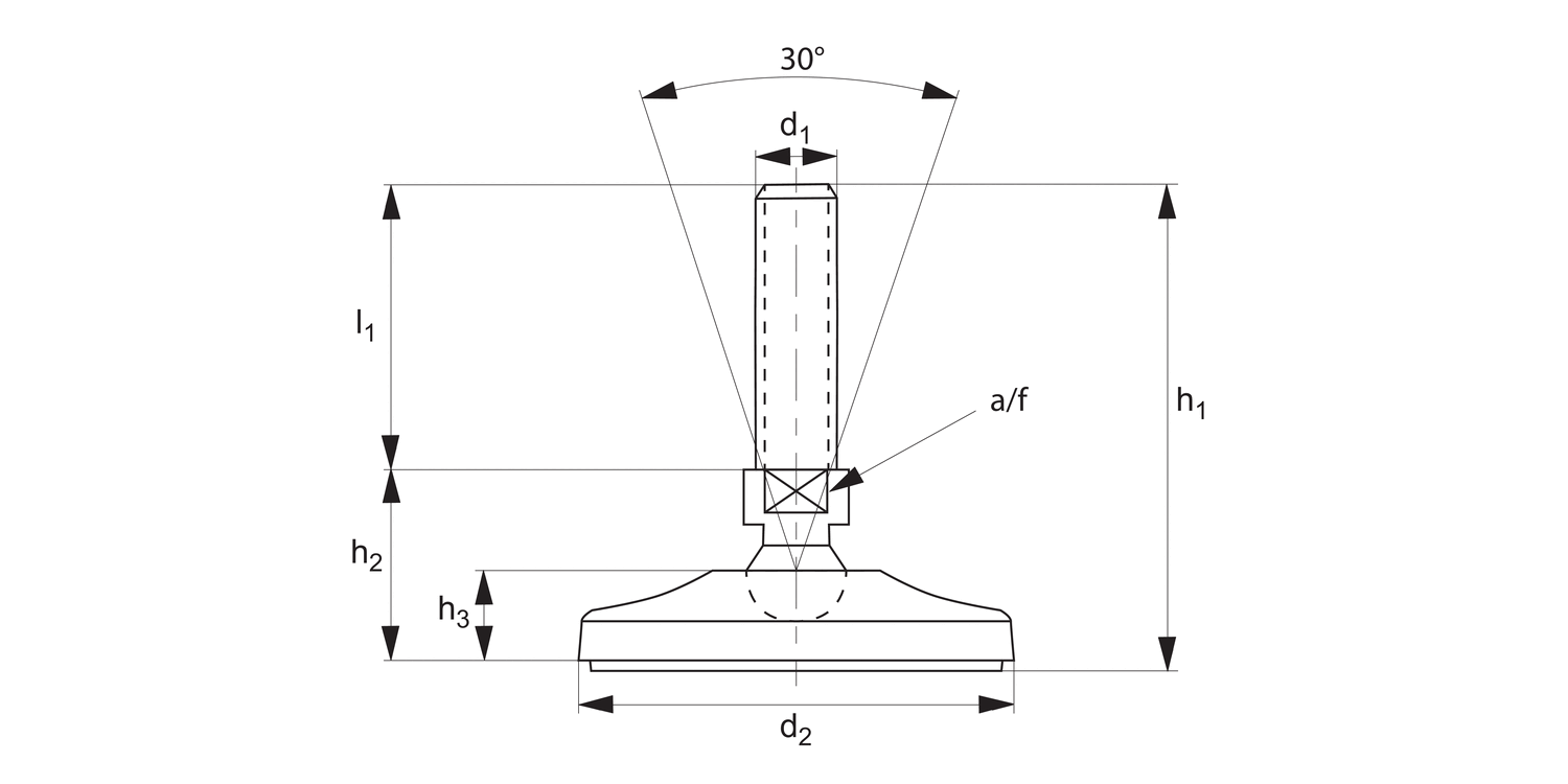 34714 Levelling Feet