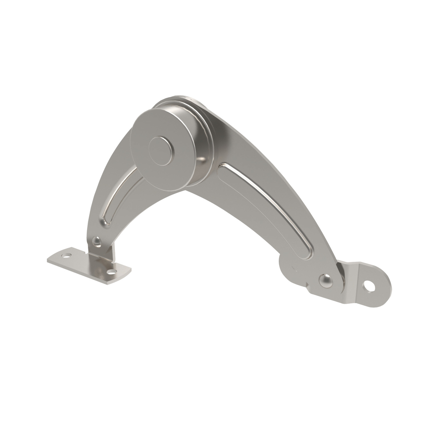 Lid Stays - Upward Opening Lid Fitted with positioning spring and steel ball at pivot point to provide positive stop.