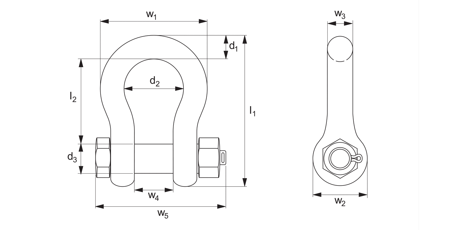 63752 Lifting Shackle