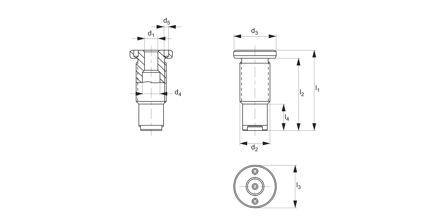33444 Locating Bushes with seal - for Quick Lift Pins