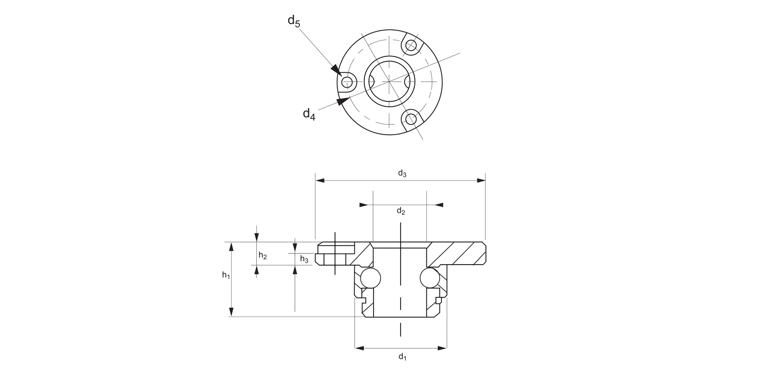 33966 Locking Receptacle - 1/4 Turn Clamps
