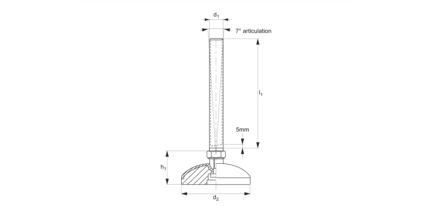 34751 Machine Mount - Vibration Dampening