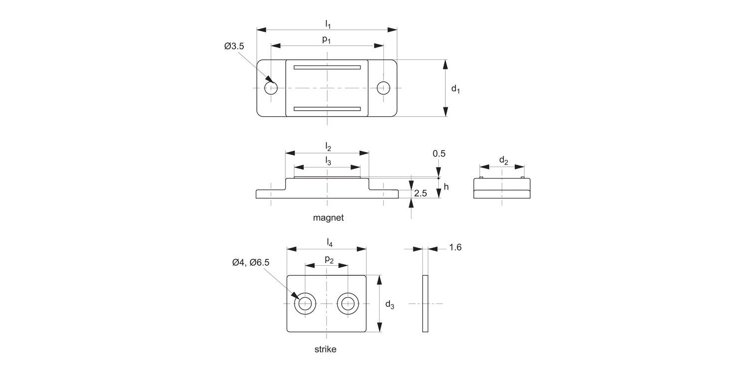 E5690 Magnetic Catches