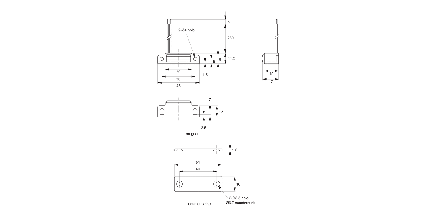 E5900 Magnetic Catches