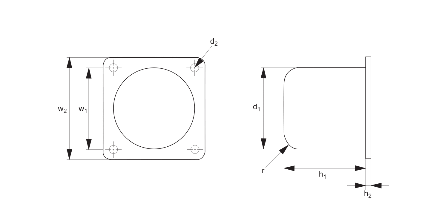 60910 Metric Bumpers - Round