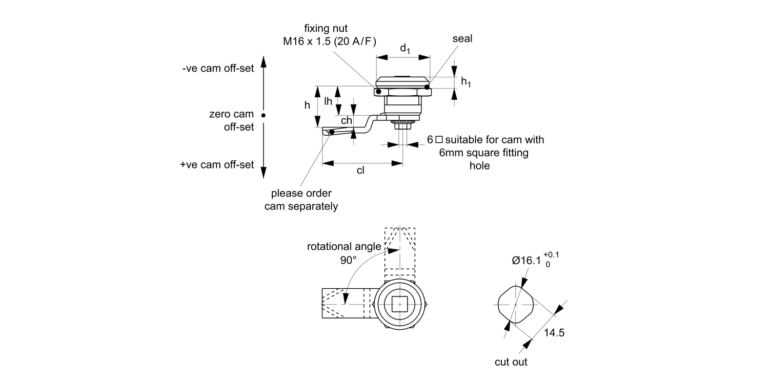 A1261 Mini Cam Latches