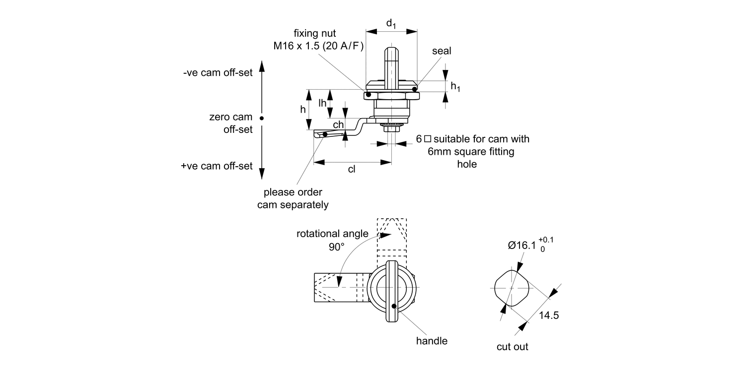 A1281 Mini Cam Latches