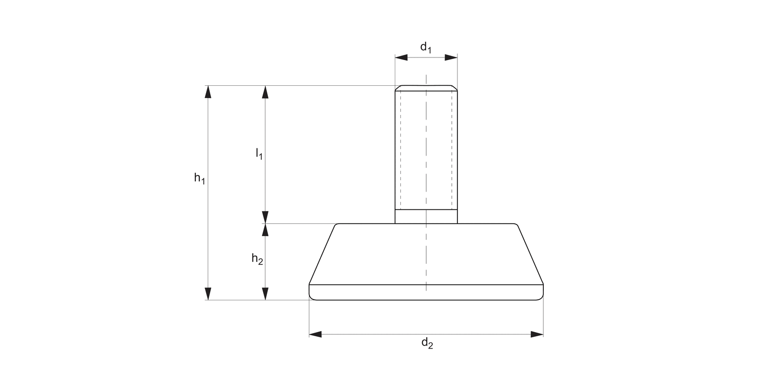 34616 Mini Levelling Feet