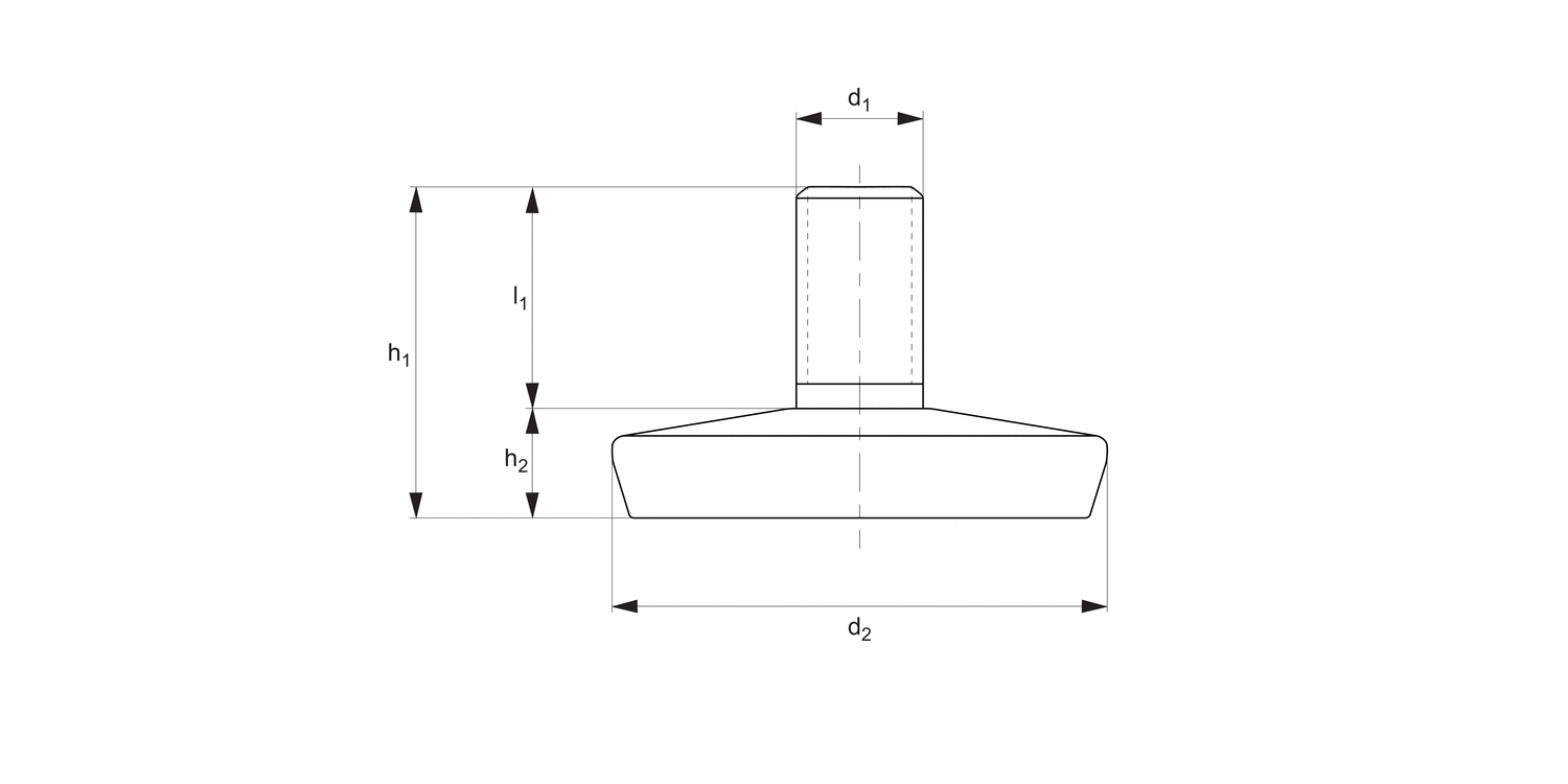 34618 Mini Levelling Feet