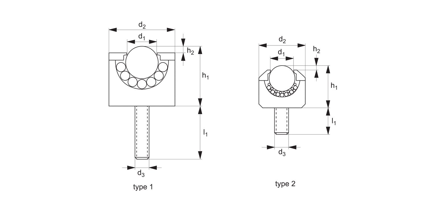 67200 Miniature Ball Transfer Units