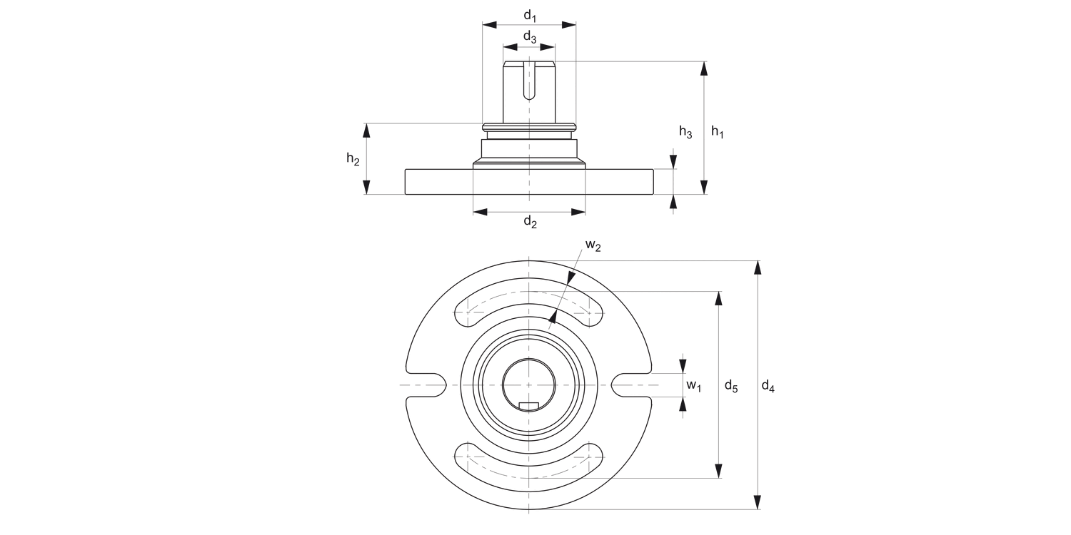 15370.4 Modular Screw Jack Base