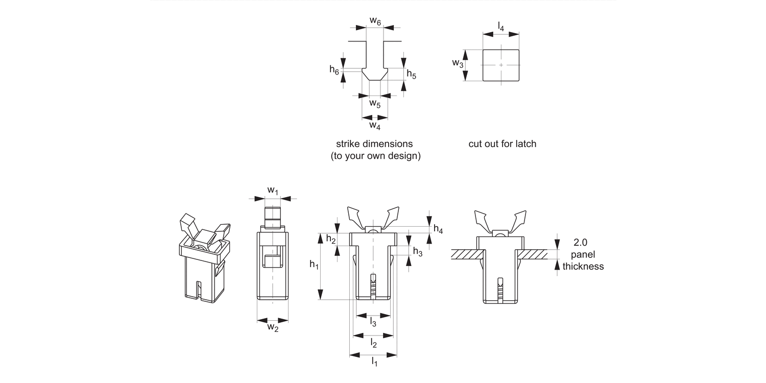 E3010 Multi-Touch Latches
