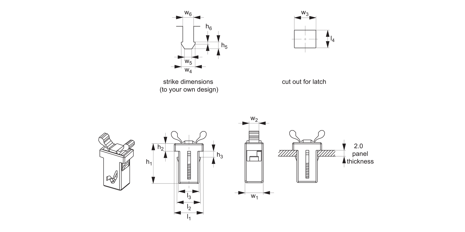 E3014 Multi-Touch Latches