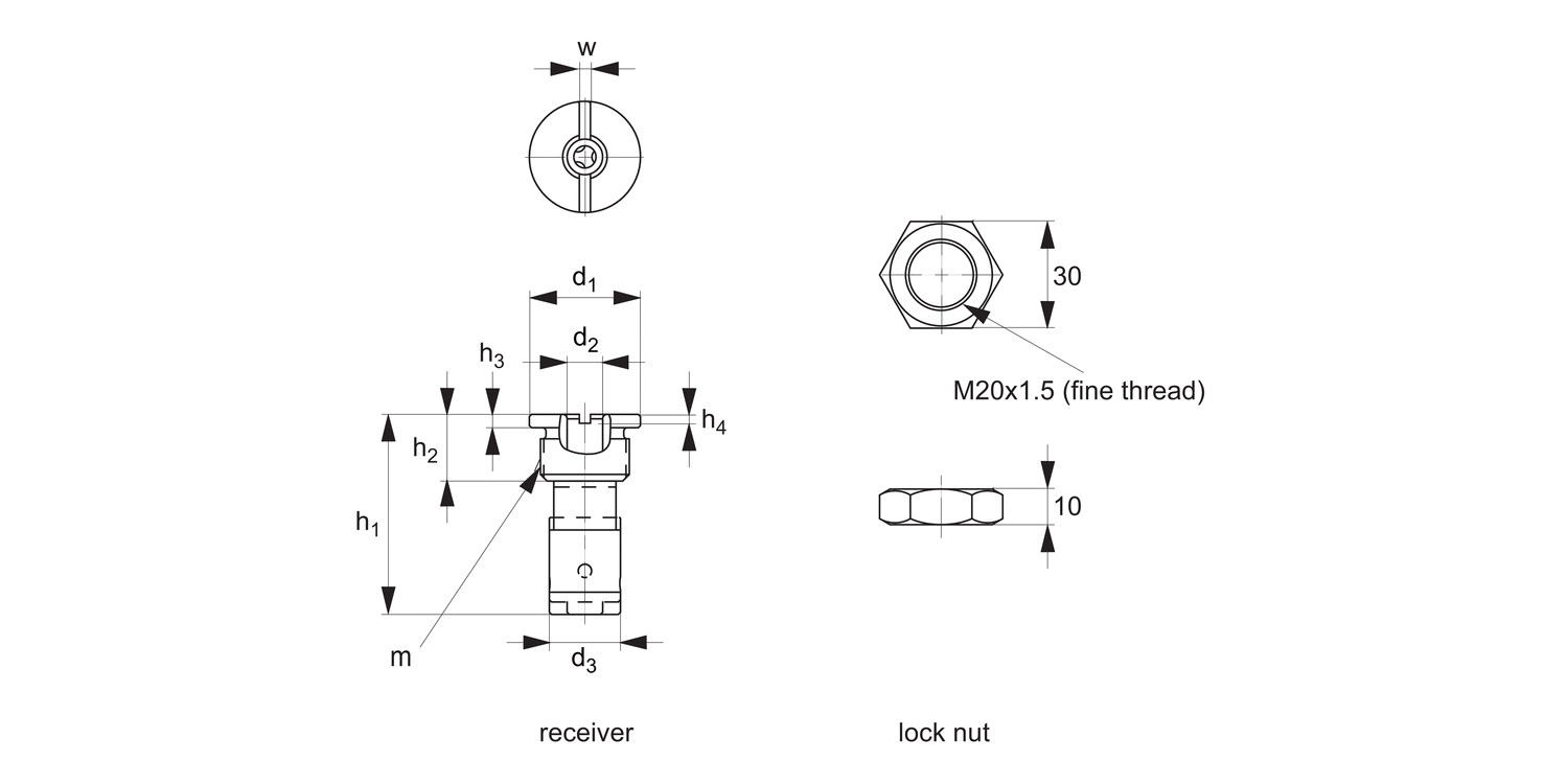33934 One-Touch Fastener - Ball Clamping
