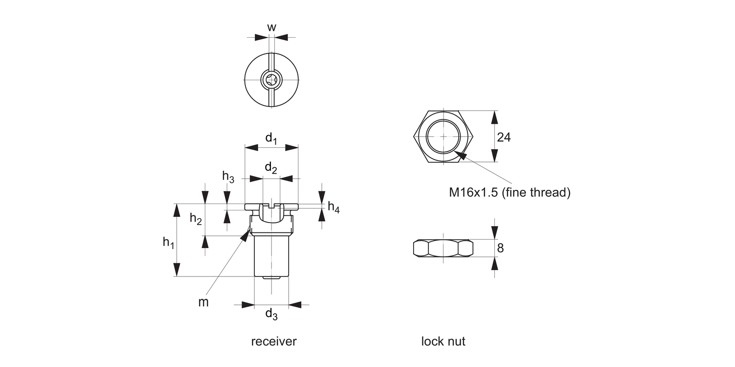 33936 One-Touch Fastener - Ball Clamping