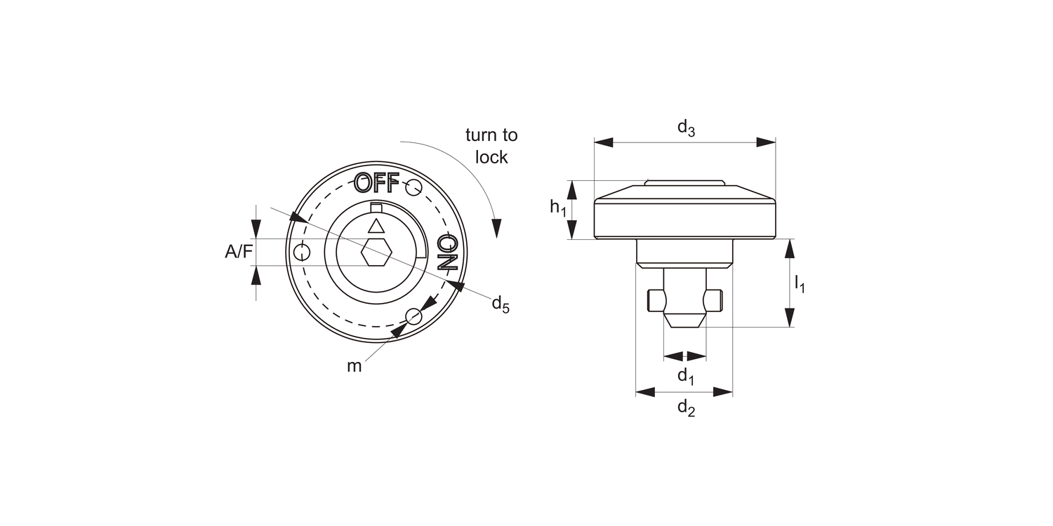 33945 One-Touch Fastener - Cam Locking