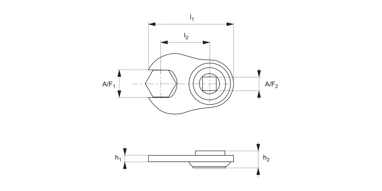 92122 Open Ended Spanner