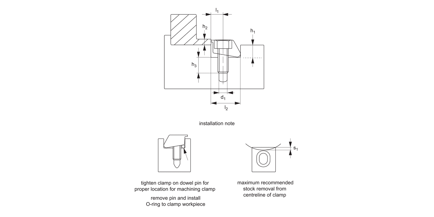 12032 Machinable Pitbull Clamps