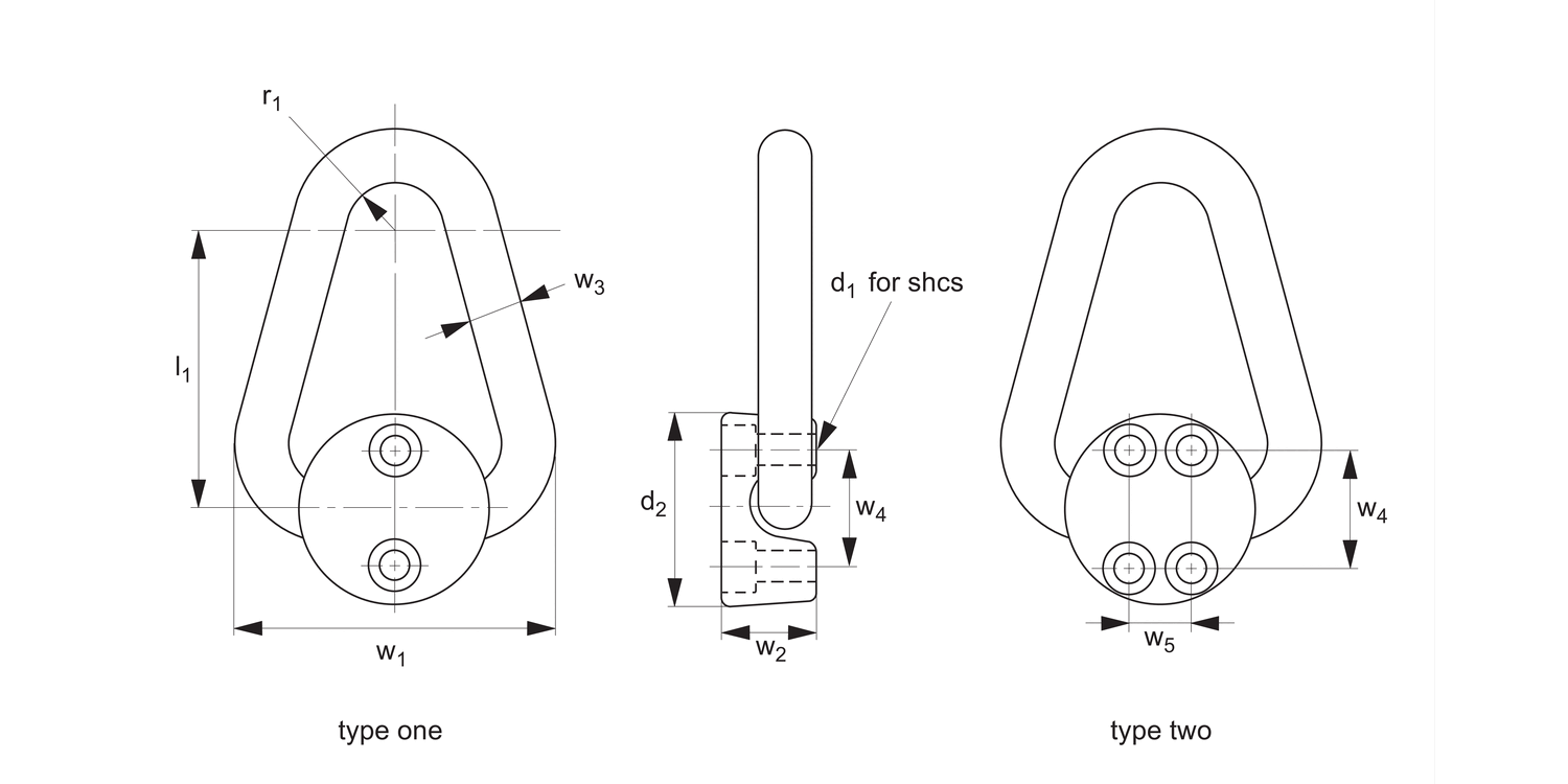 63621 Lifting Points - Bolt Down