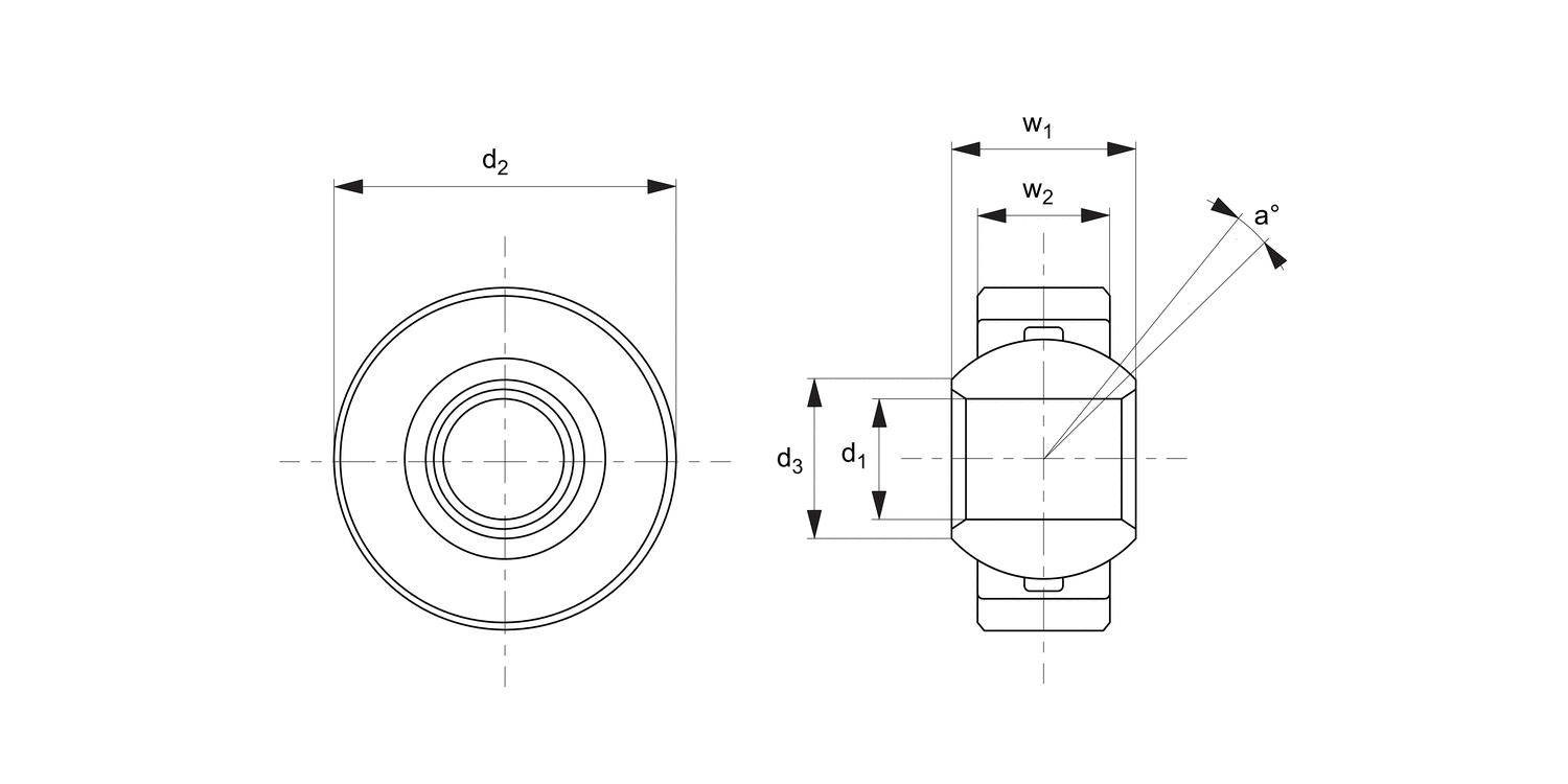 65976 Stainless Spherical Plain Bearing
