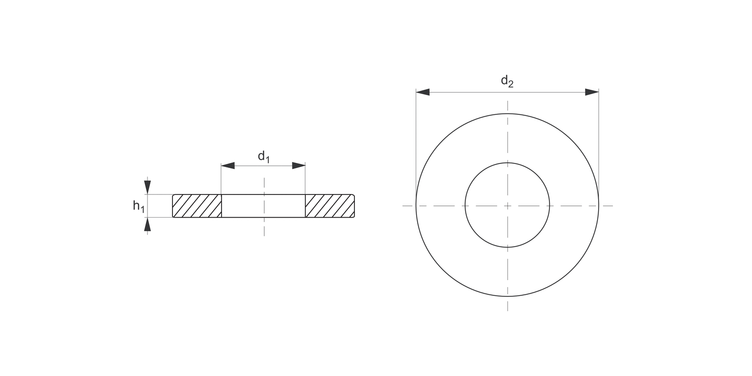 25000 Plain Washers