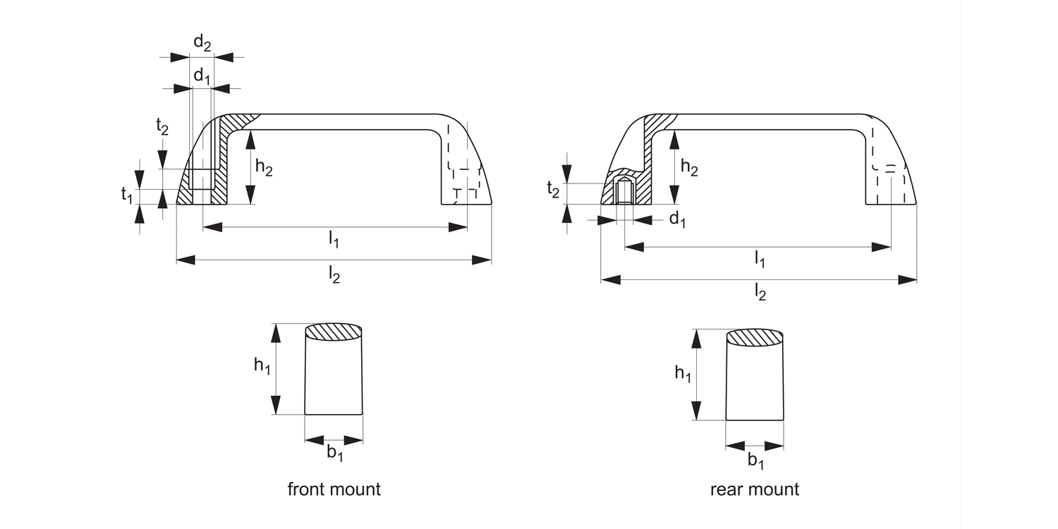 79150 Plastic Pull Handles
