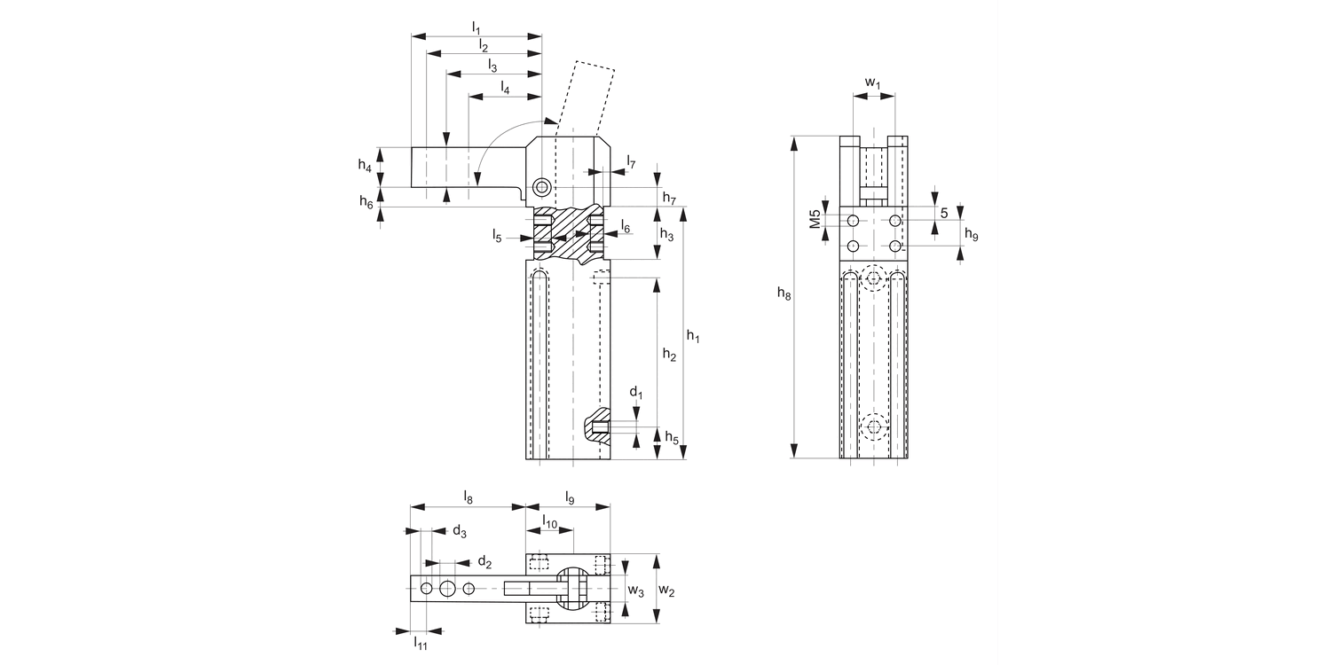 47902 Pneumatic Toggle Clamp