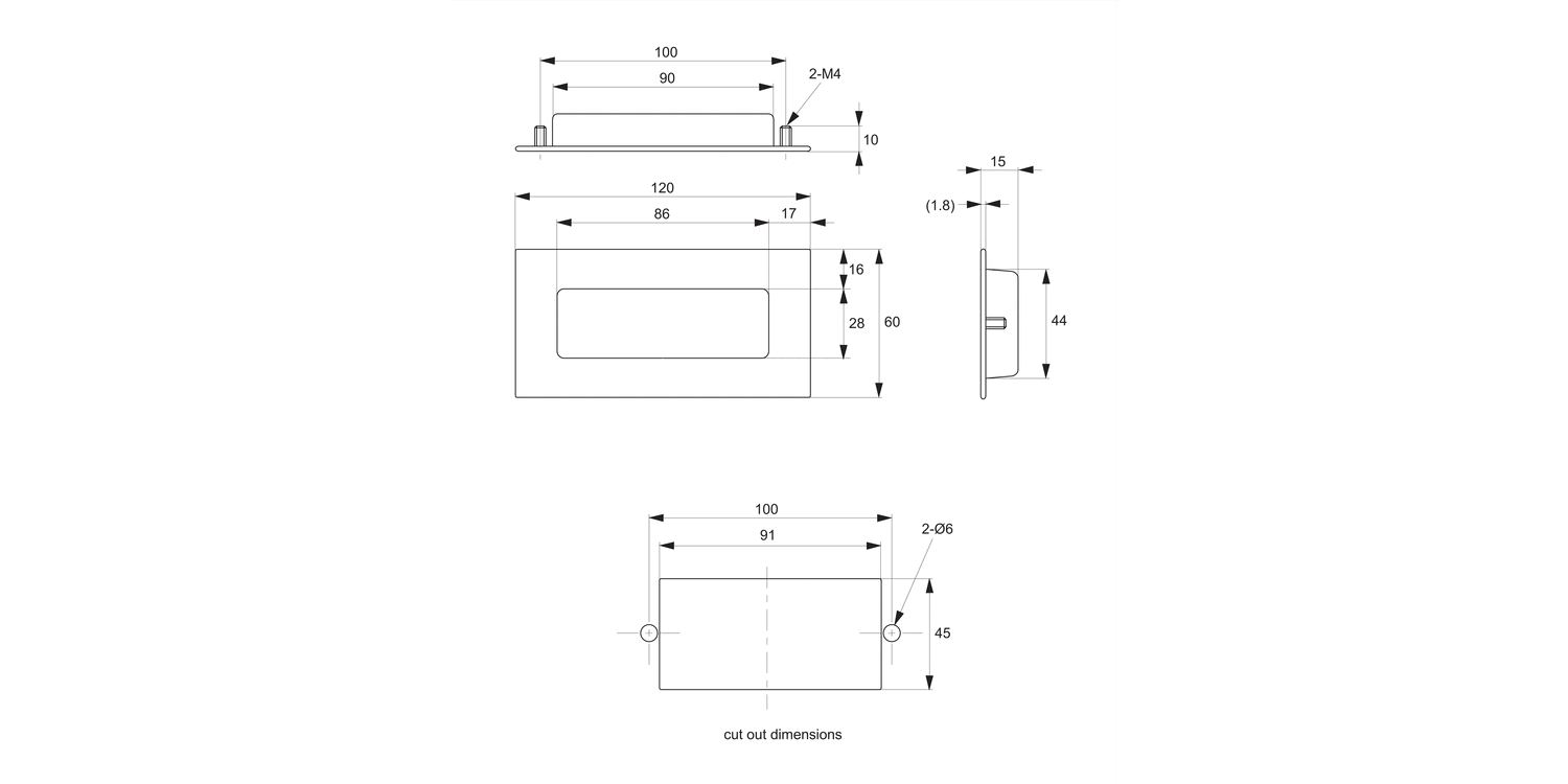 79480 Pull Handles - Recessed